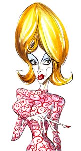 Martian Girl dal film di fantascienza del 1996 Mars Attacks!